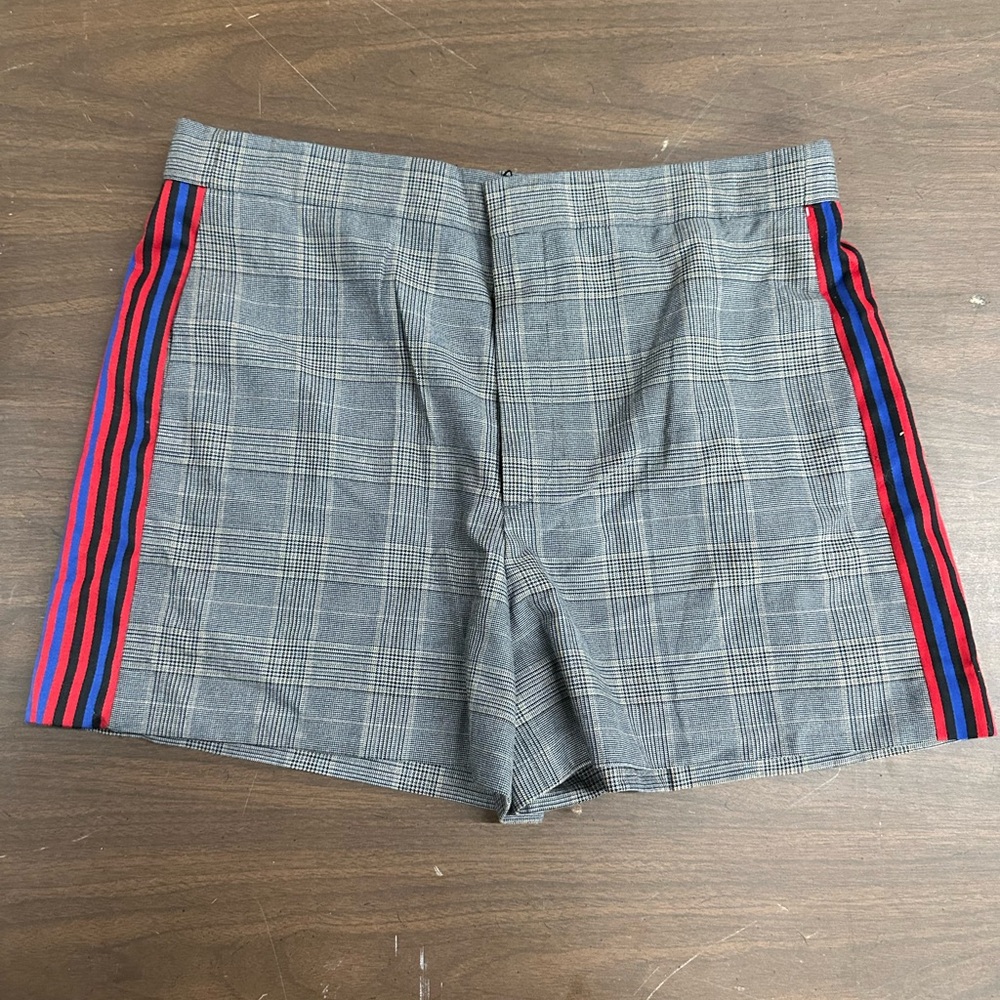 Zara Plaid Shorts
